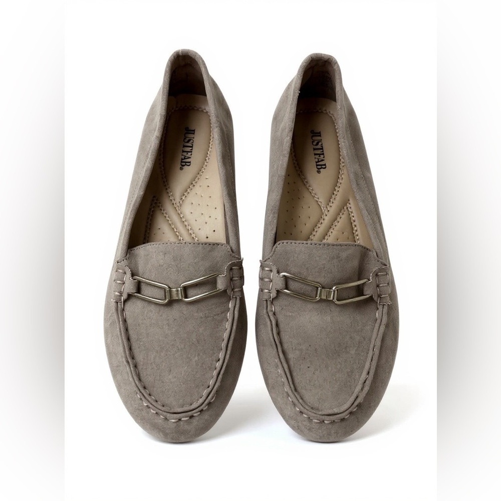 Taupe Loafers academia career  Flats Size US 10